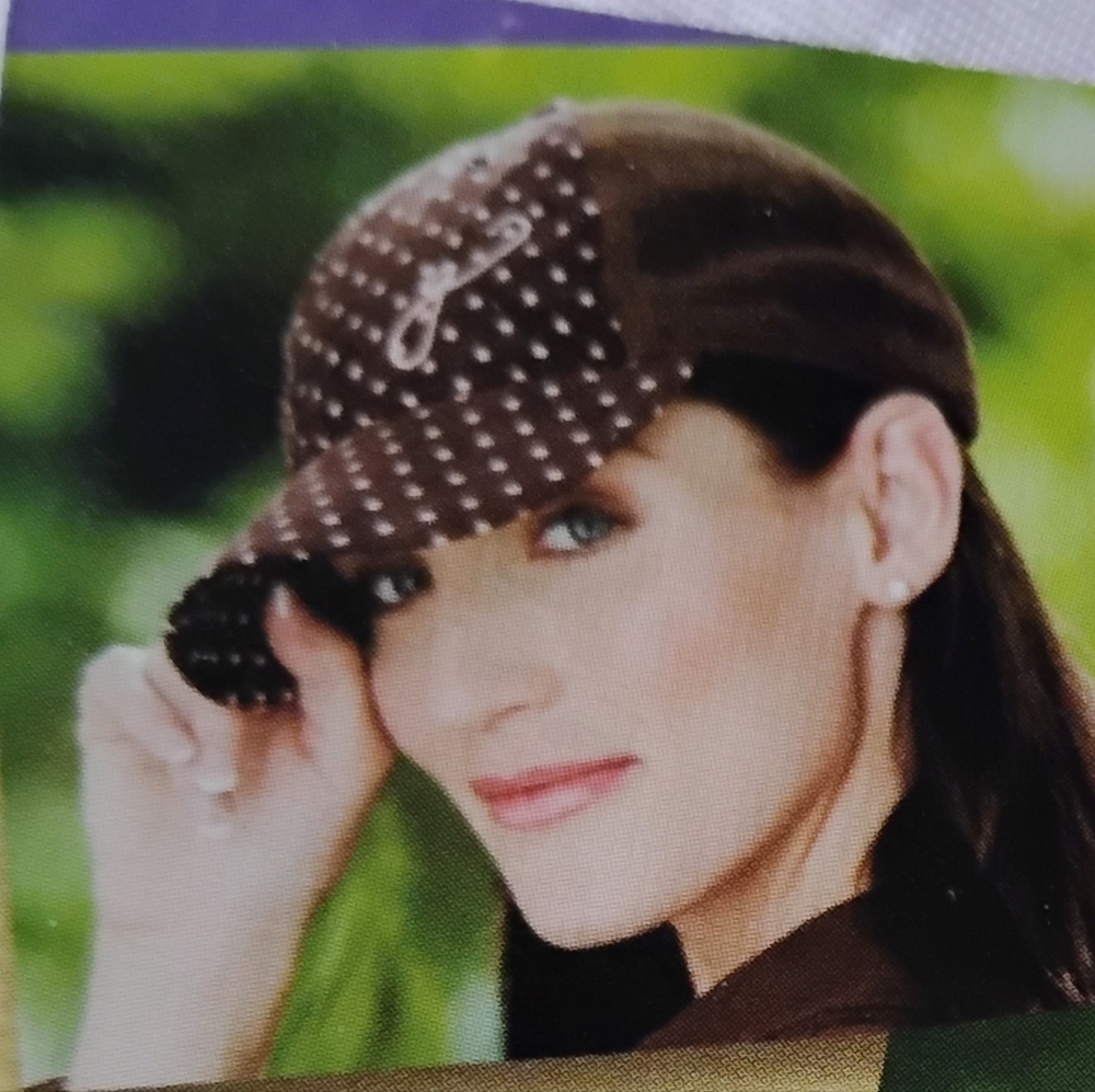 Brown Polka Dot Women's Cap